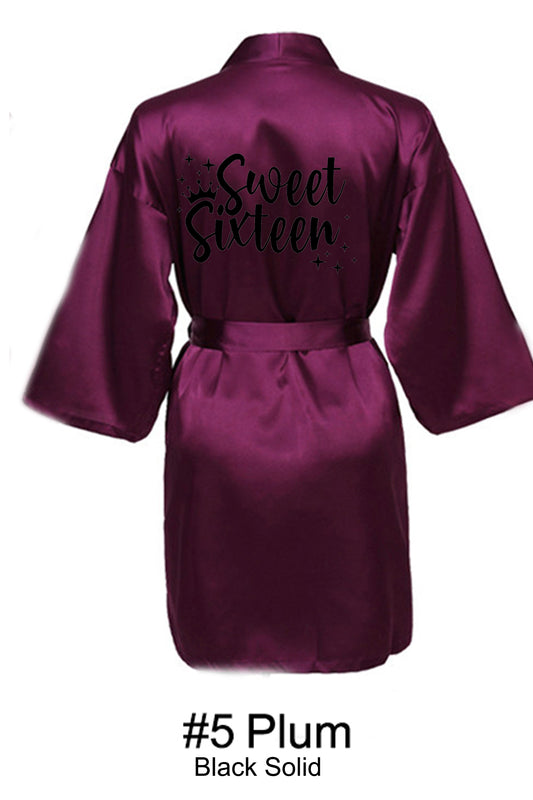 Plum Sweet 16 Robe