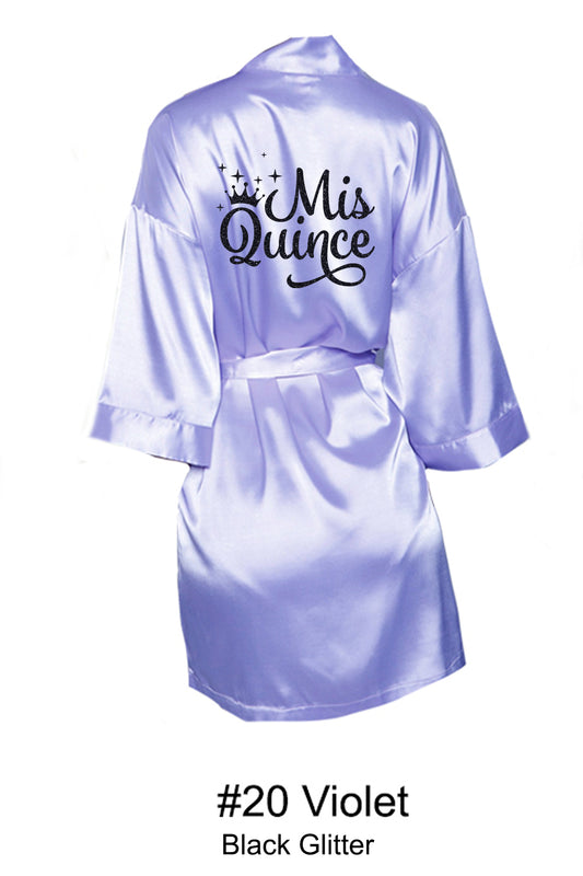 Violet Quince Robe