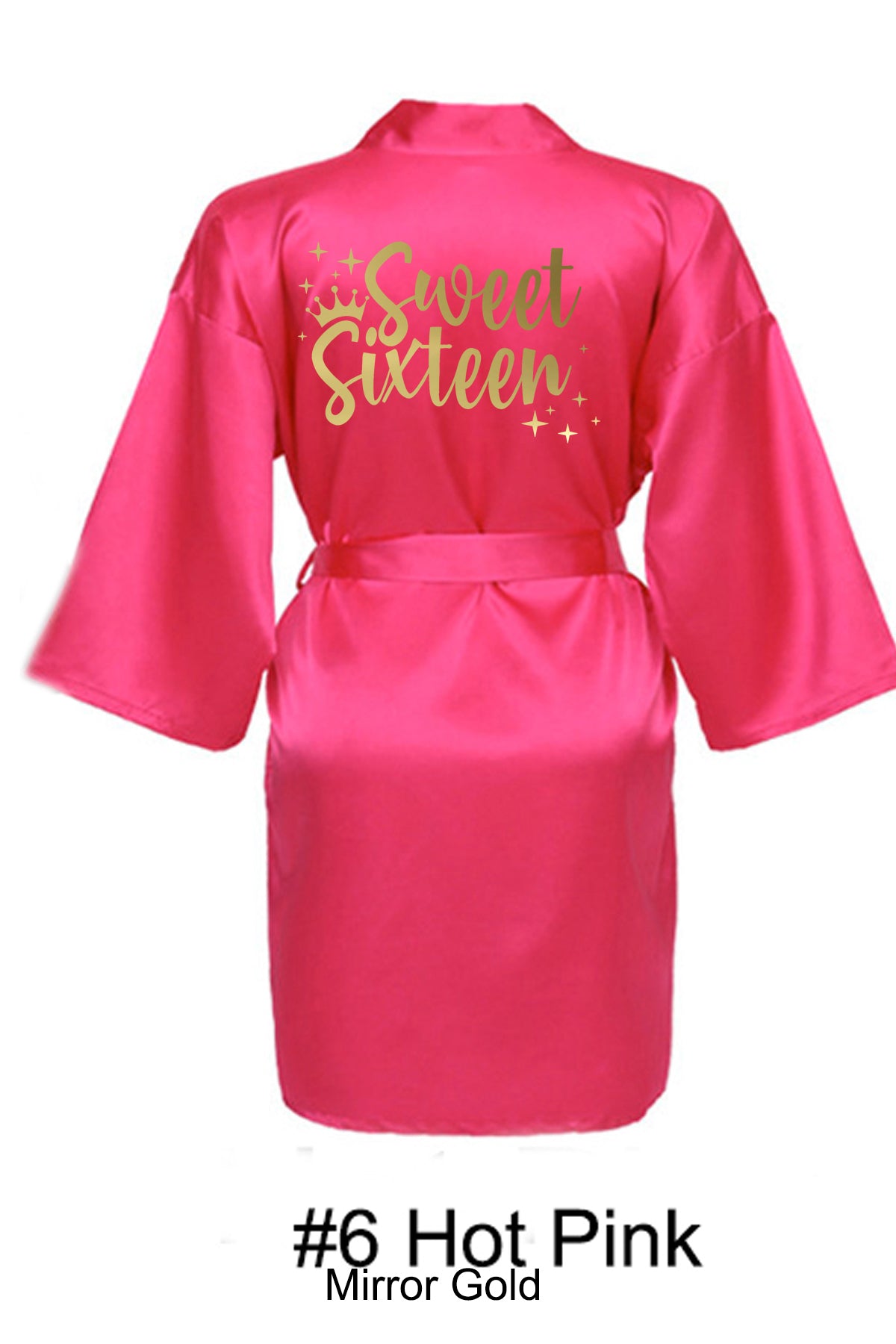 Hot Pink Sweet 16 Robe