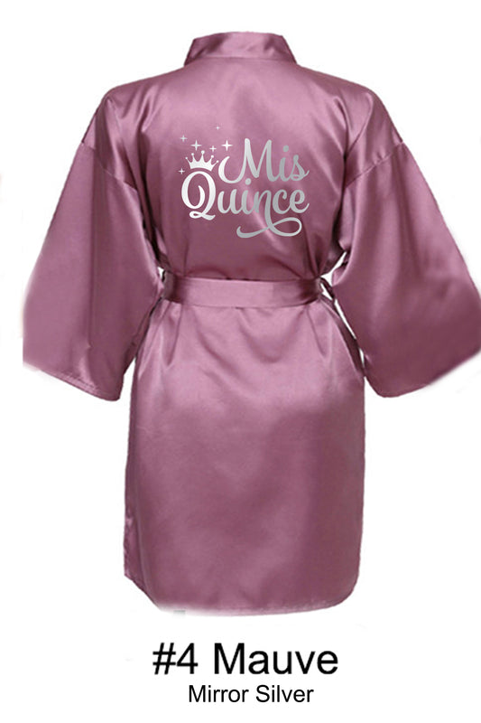 Mauve Quince Robe