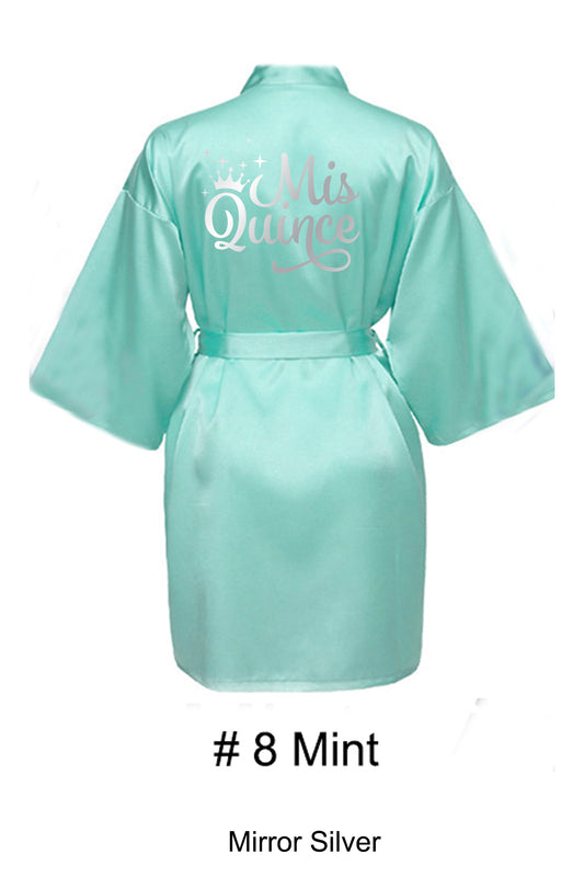 Mint Quince Robe