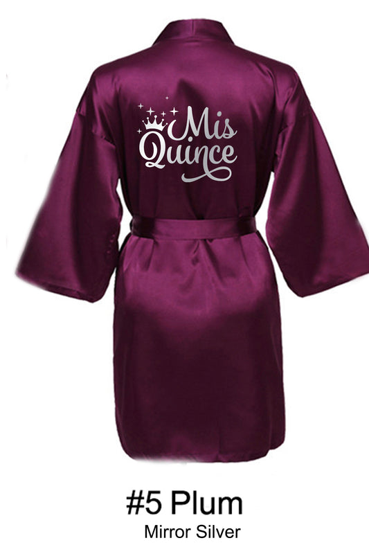 Plum Quince Robe