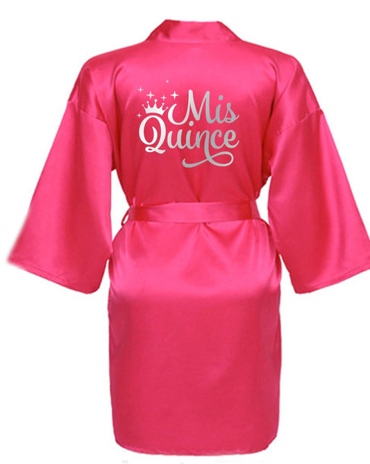 Hot Pink Quince Robe