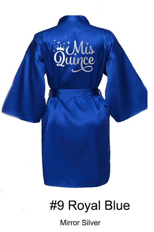 Royal Blue Quince Robe