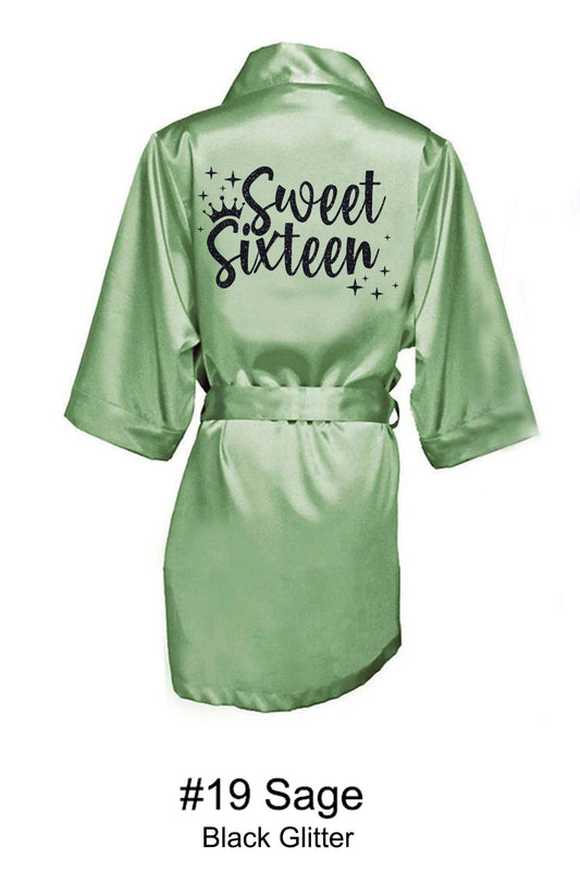 Sage Sweet 16 Robe