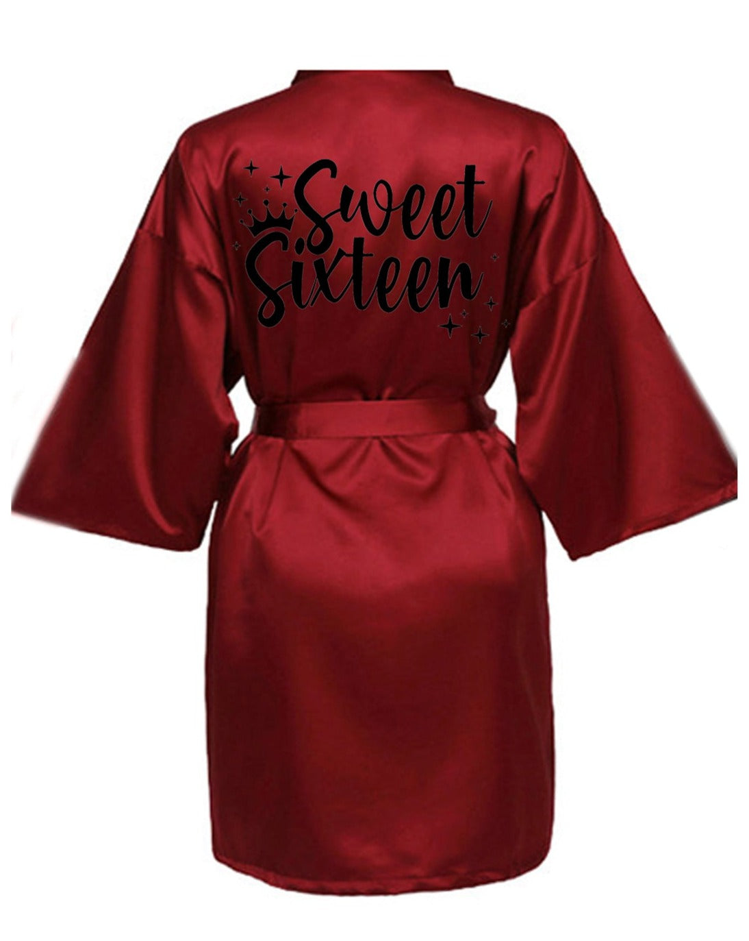 Burgundy Sweet 16 Robe