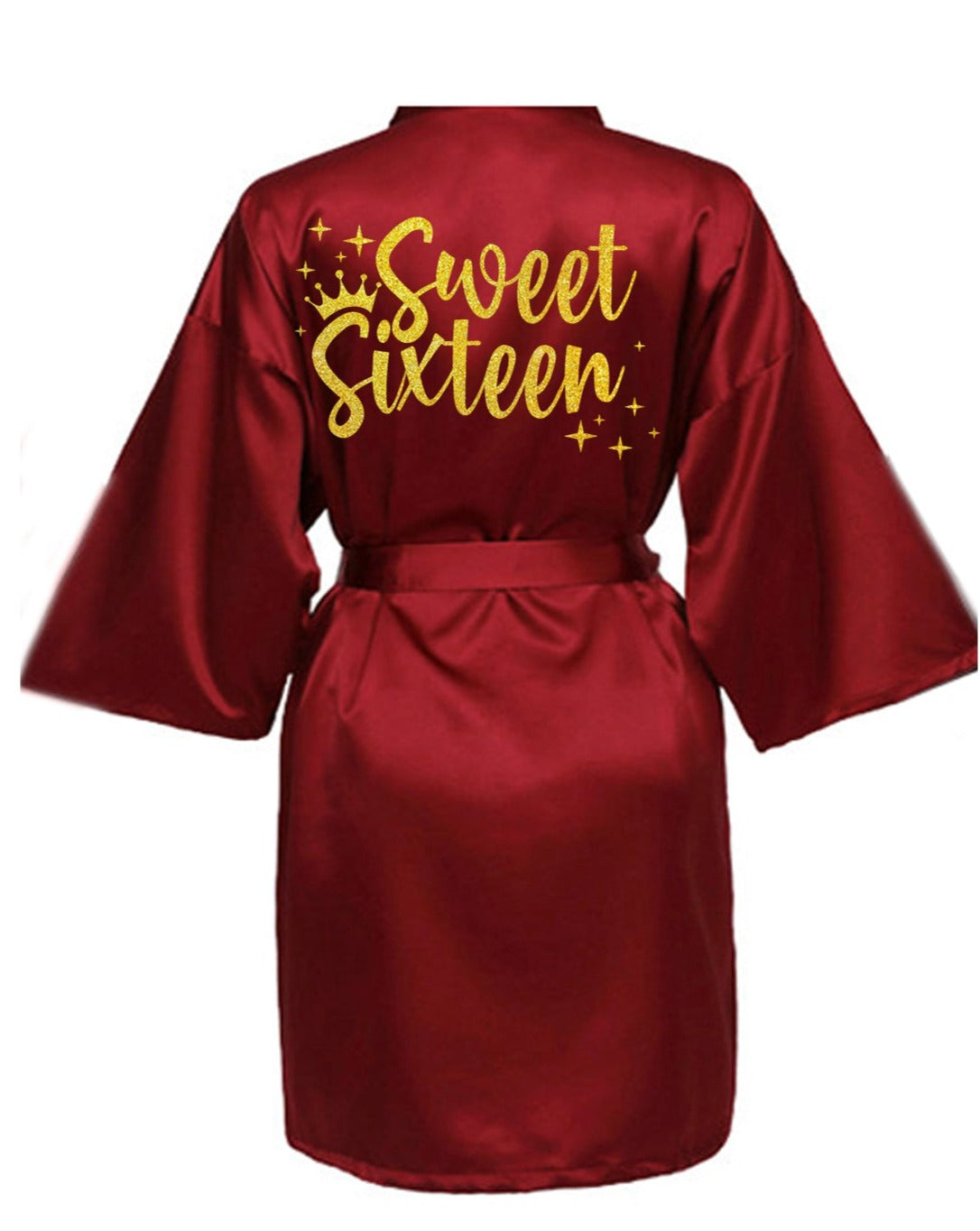 Burgundy Sweet 16 Robe