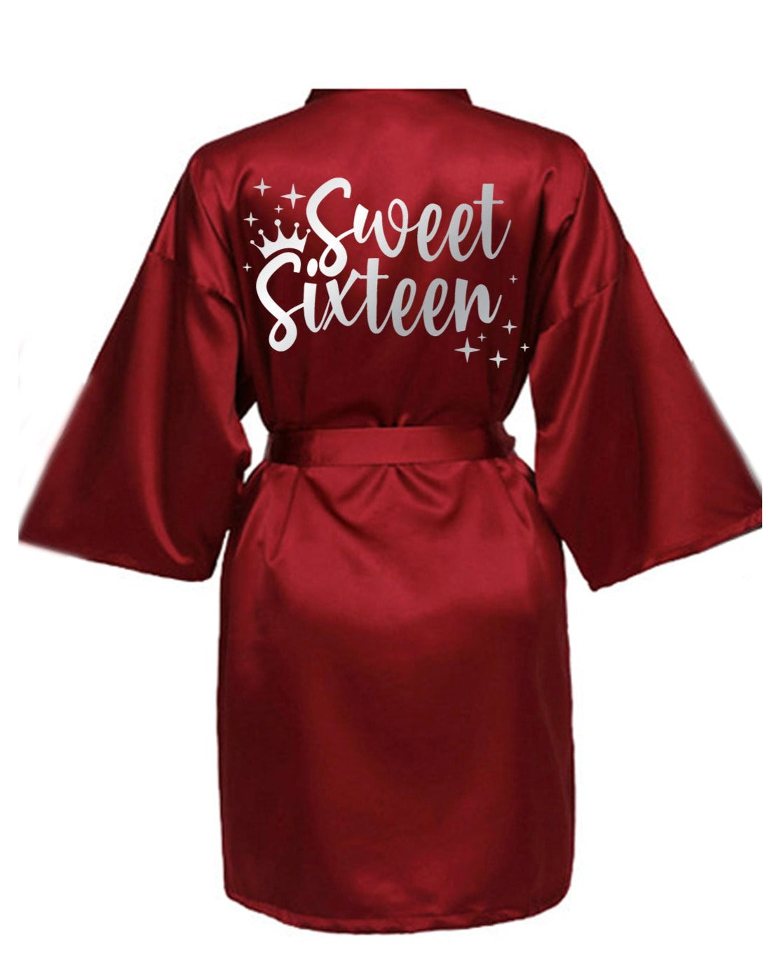 Burgundy Sweet 16 Robe