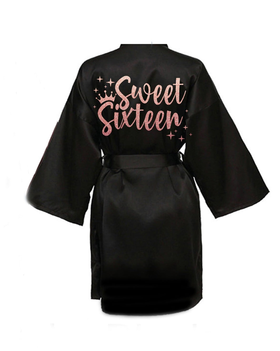 Black Sweet 16 Robe