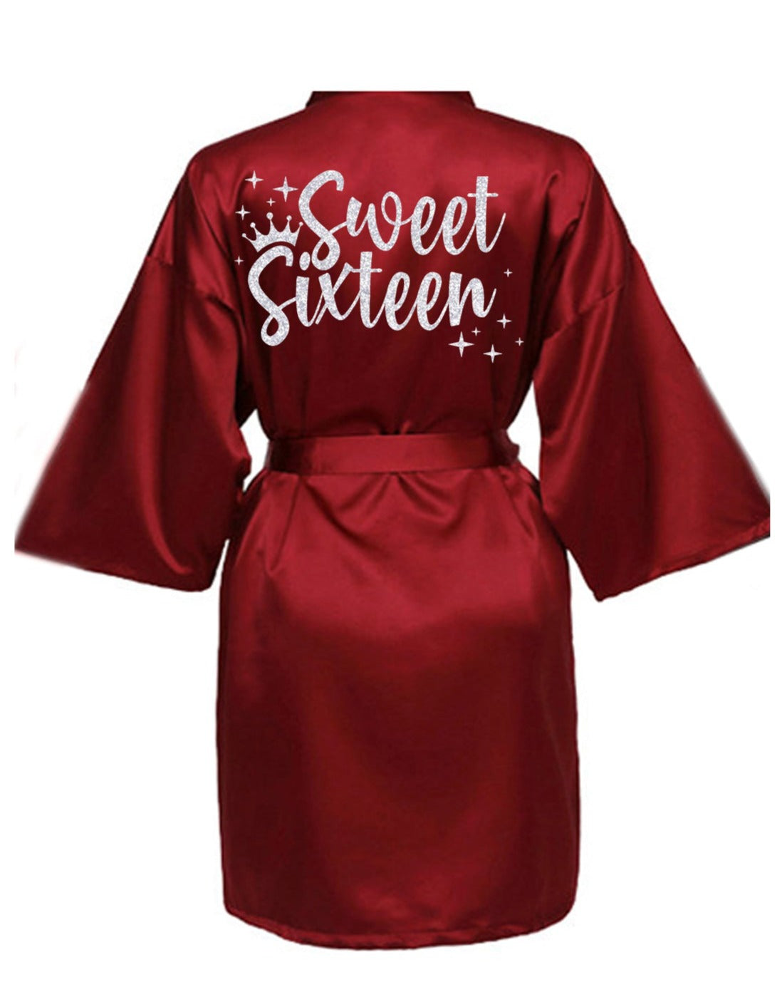 Burgundy Sweet 16 Robe