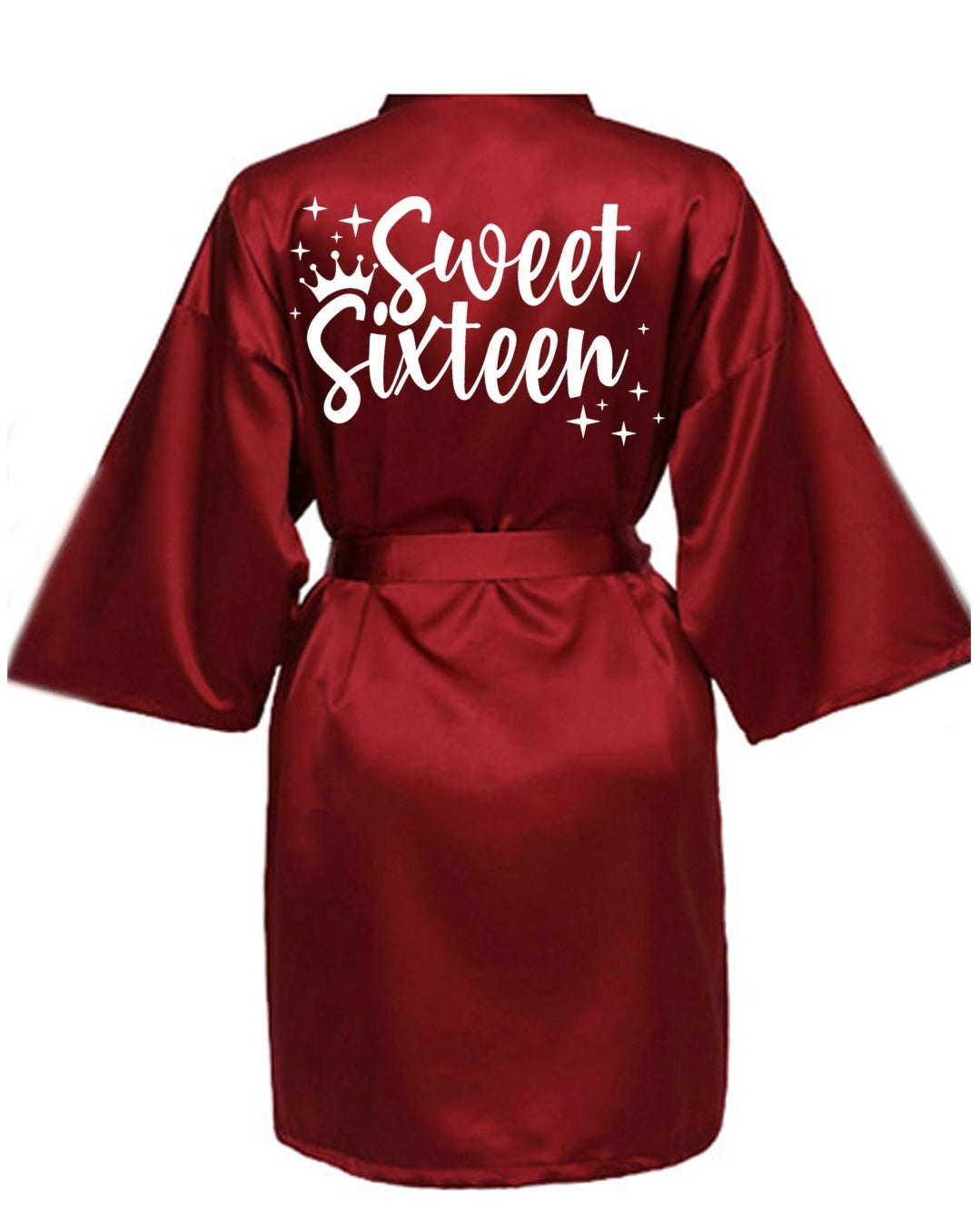 Burgundy Sweet 16 Robe